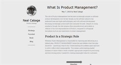 Desktop Screenshot of nealcabage.com